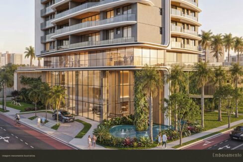Fachada do Vert Macêdo, apartamentos de 3 suítes na Aldeota em Fortaleza
